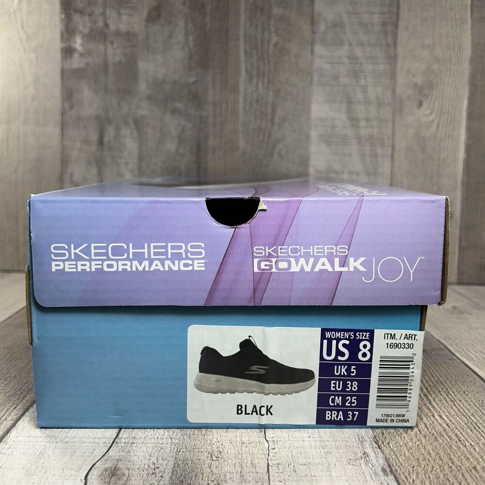 Skechers Go Walk Joy Ecstatic Women's Running Walking Shoes Sneaker Black Size 8 - Picture 15 of 15